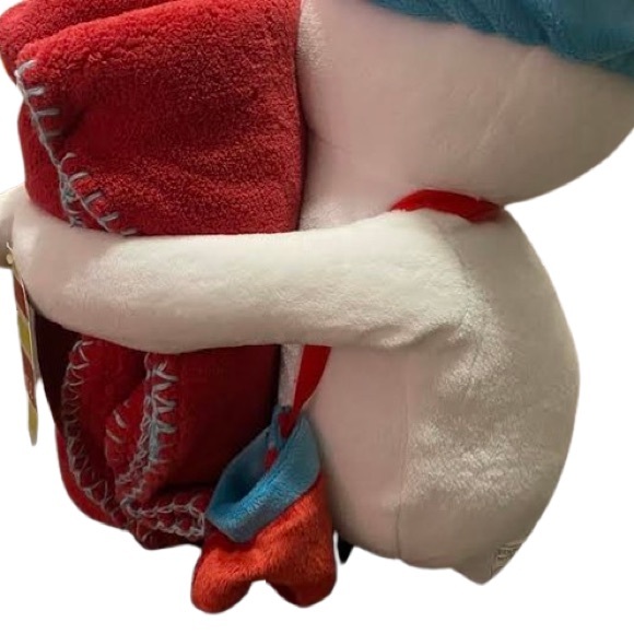 ⛄️13” Plush Toy Snowman w/Fleece Blanket - Picture 7 of 8
